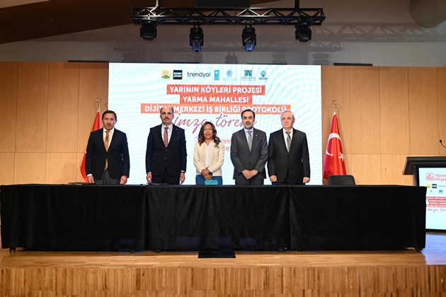“YARININ KÖYLERİ PROJESİ” PROTOKOLÜ İMZA TÖRENİ DÜZENLENDİ