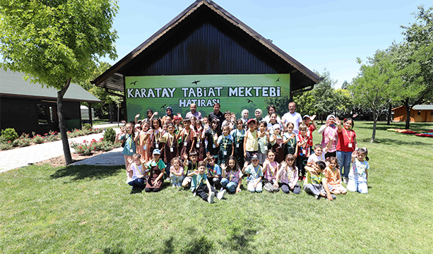 BAŞKAN KILCA, TABİAT MEKTEBİ YAZ OKULU’NDA ÖĞRENCİLERLE BULUŞTU
