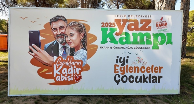 SERİK’TE YAZ COŞKUSU, GENÇLER KAMPIN TADINI ÇIKARDI