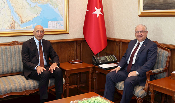 Millî Savunma Bakanı Yaşar Güler, ABD’nin Ankara Büyükelçisi Thomas Joseph Barrack’ı Kabul Etti