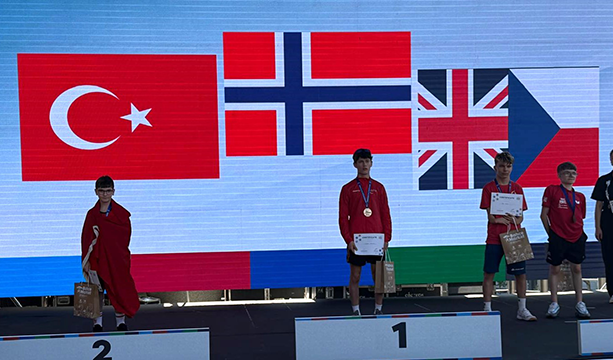 TAHİR EFE ŞAHİN AVRUPA İKİNCİSİ OLDU