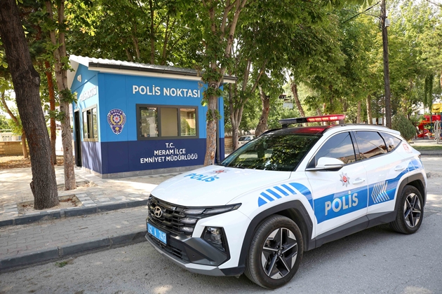 MERAM’DA KAFELER SOKAĞINA ÖZEL POLİS NOKTASI
