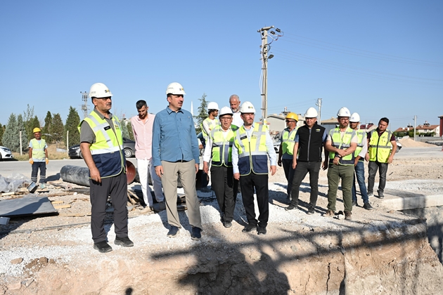 BAŞKAN ALTAY: “KURAK DÖNEMLERDE ŞEHİR MERKEZİNE SU AKTARACAK 62 KM’LİK HATTA BAĞLANTI ÇALIŞMALARINA BAŞLADIK”