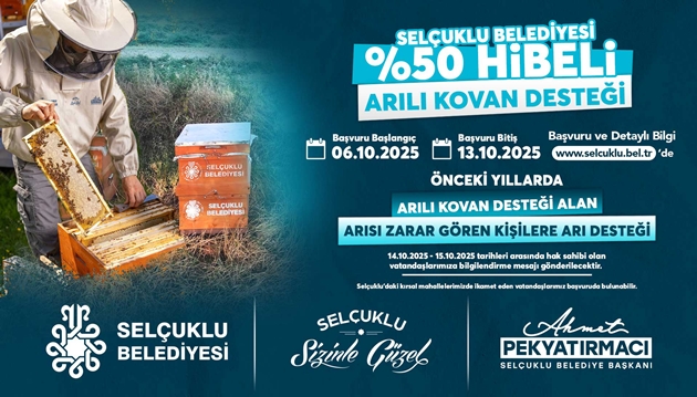 Selçuklu’dan Üreticiye Güçlü Destek