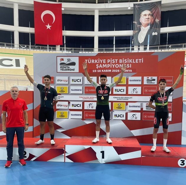 KONYA VELEDROMU’NDA TORKU RÜZGÂRI ESTİ, MADALYALAR PEŞ PEŞE GELDİ!