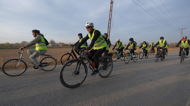 KONYA BÜYÜKŞEHİR’İN BİSİKLET TURLARINDA ROTA BU KEZ LYSTRA ANTİK KENTİ OLDU