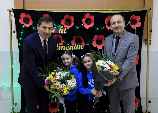 BAŞKAN KILCA, HACI SADIK İLKOKULU’NU ZİYARET ETTİ