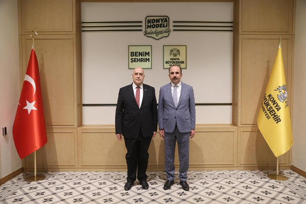 FİLİSTİN’İN ANKARA BÜYÜKELÇİSİ EBU CEYŞ BAŞKAN ALTAY’I ZİYARET ETTİ